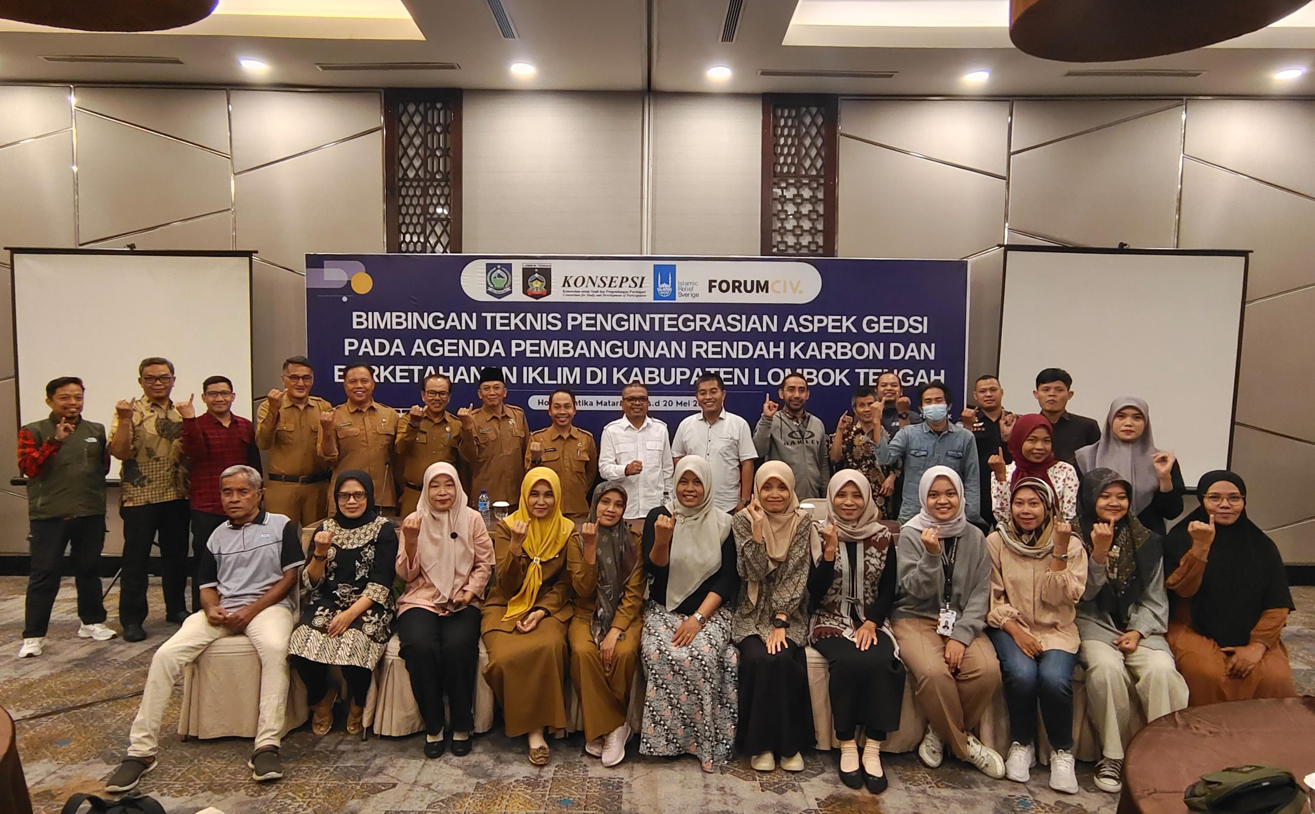 Mendorong Pembangunan Inklusif dan Tangguh Iklim di Lombok Tengah